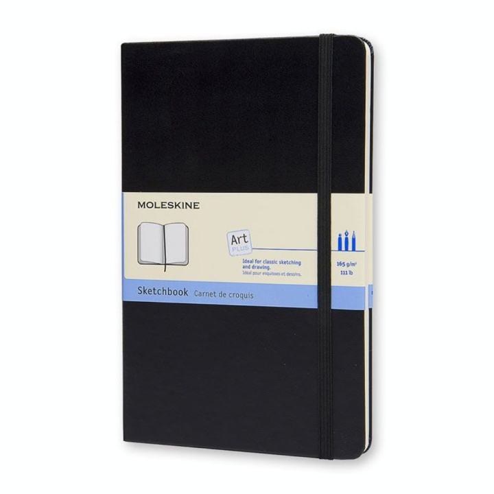 Carnet de Croquis 13 x 21 noir - Moleskine - Rougier et Plé