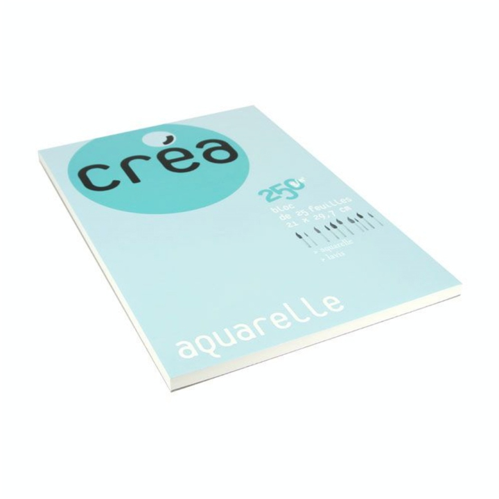 Bloc aquarelle 250 g/m² 25 feuilles A3 - Créa - Rougier et Plé