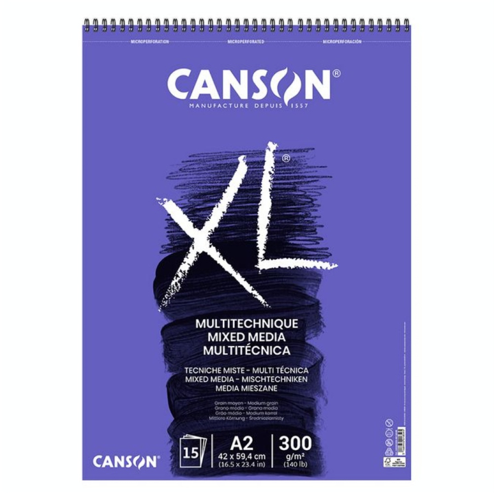 Canson XL mix media grain moyen 300g/m² - Canson - Rougier et Plé