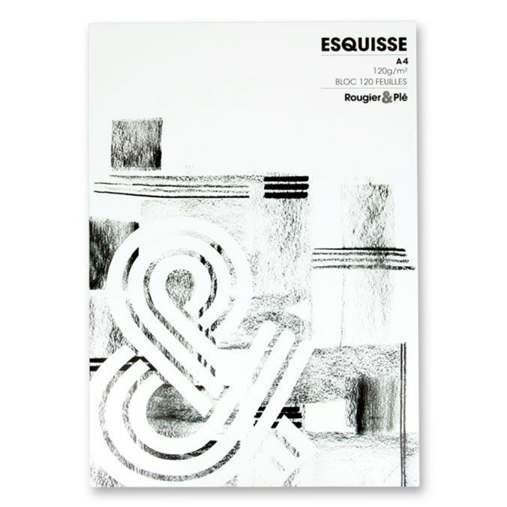 Bloc esquisse 100 g/m² 120 feuilles - Créa - Rougier et Plé