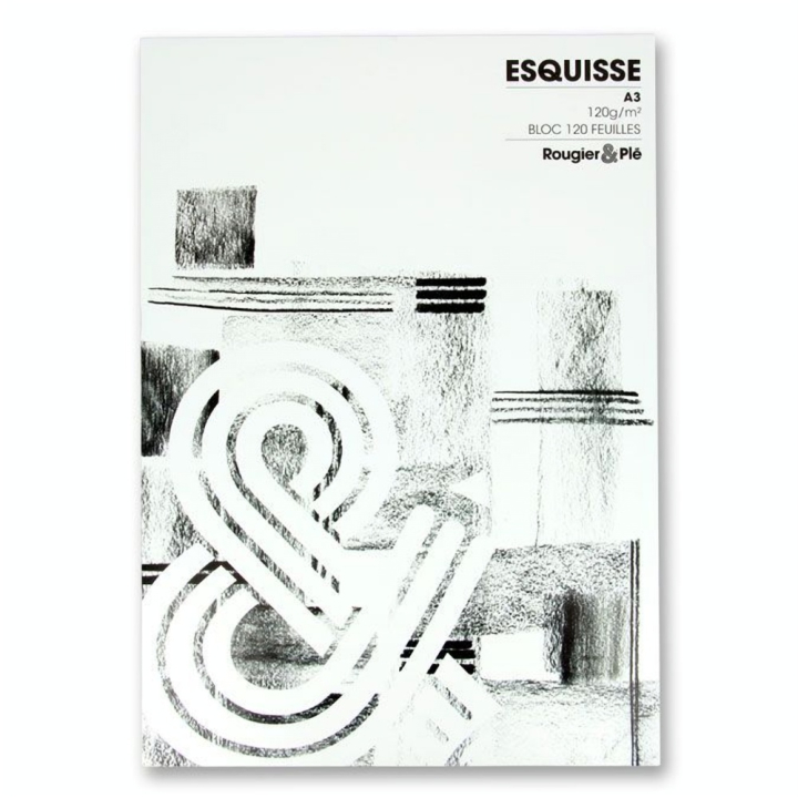 Bloc esquisse 100 g/m² 120 feuilles A3 - Rougier&Plé - Rougier et Plé