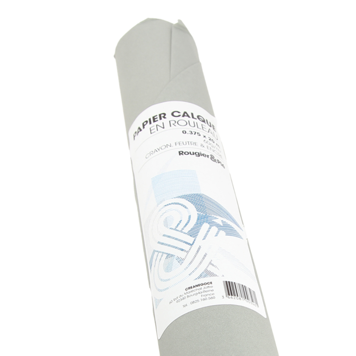 Rouleau de calque 60 g/m² 37,5 cm x 20 m - Rougier&Plé - Rougier et Plé