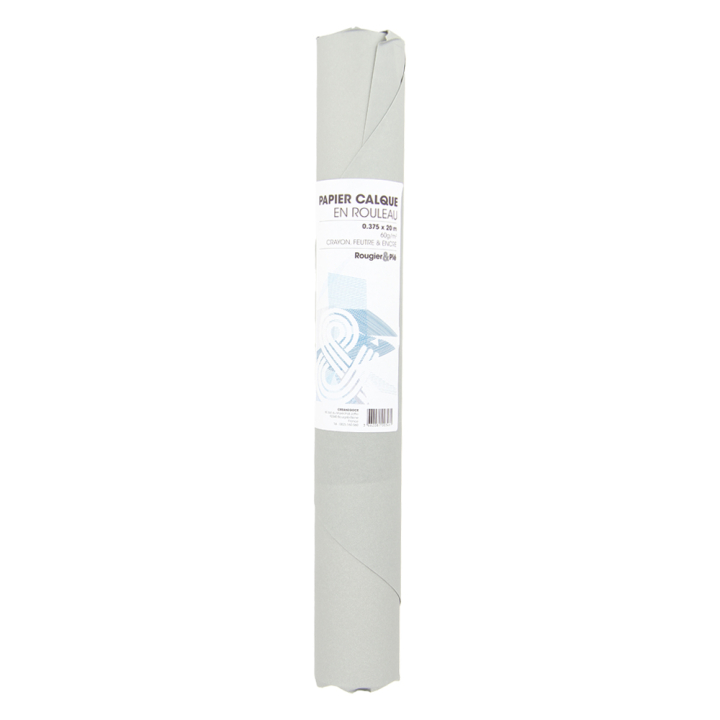 Rouleau de calque 60 g/m² 37,5 cm x 20 m - Rougier&Plé - Rougier et Plé