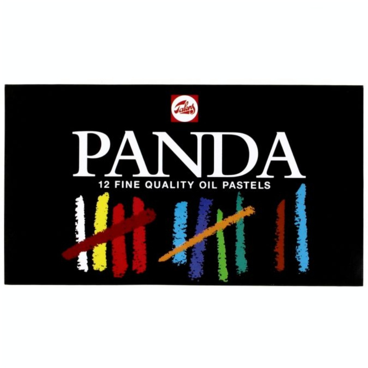 Boîte de 12 pastels gras Panda - Talens - Rougier et Plé