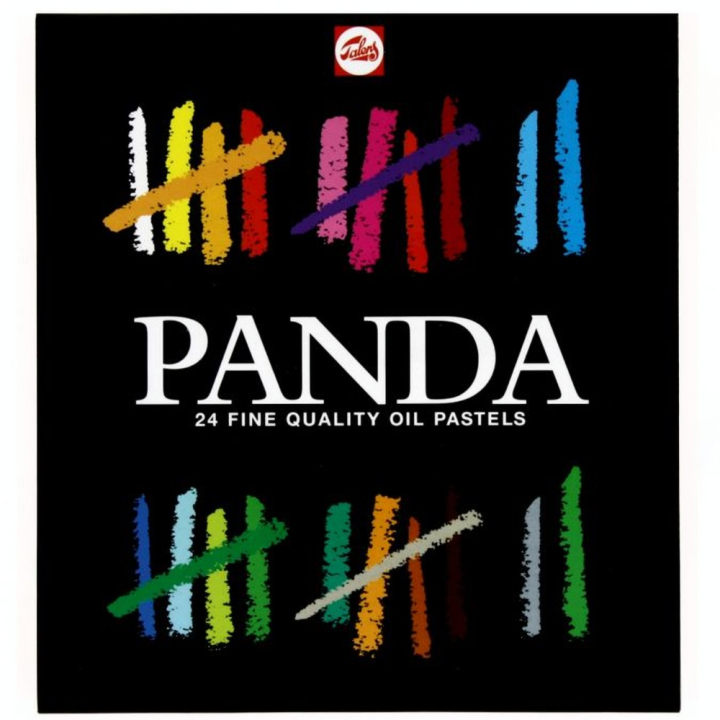 Boîte de 24 pastels gras Panda - Talens - Rougier et Plé