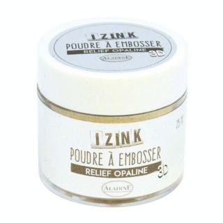Poudre à embosser 30 ml transparent nacré - Aladine - Rougier et Plé