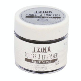 Poudre à embosser 25 ml argent - Aladine - Rougier et Plé