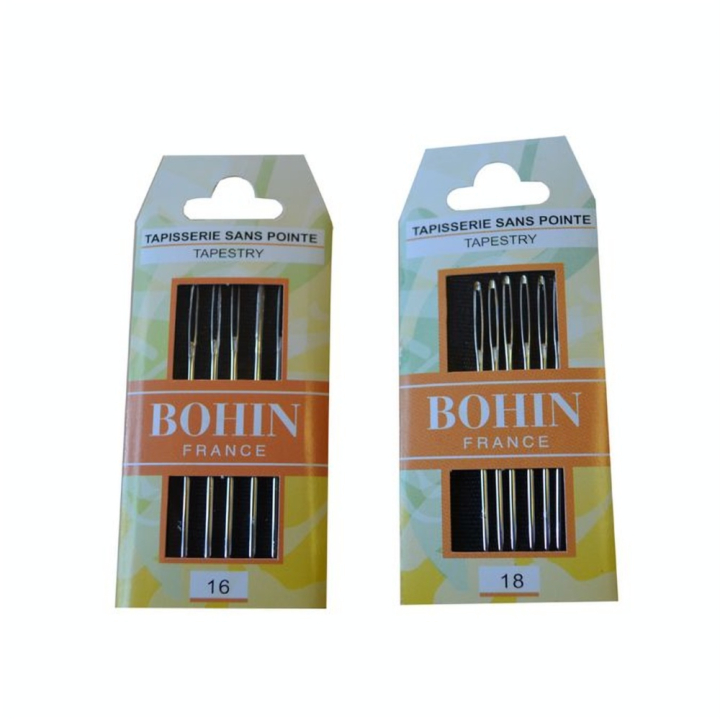 Lot de 5 aiguilles de reliure fines N°18 - Bohin - Rougier et Plé