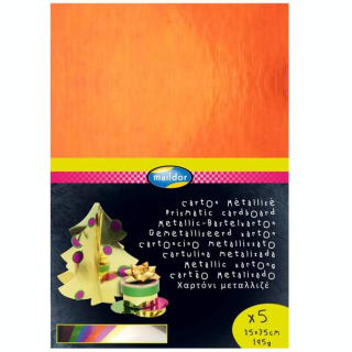 Carton miroir métallisé 10 feuilles 25 x 35 cm 225g - Maildor - Rougier et Plé