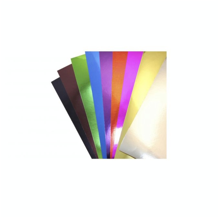 Carton miroir métallisé 10 feuilles 25 x 35 cm 225g - Maildor - Rougier et Plé