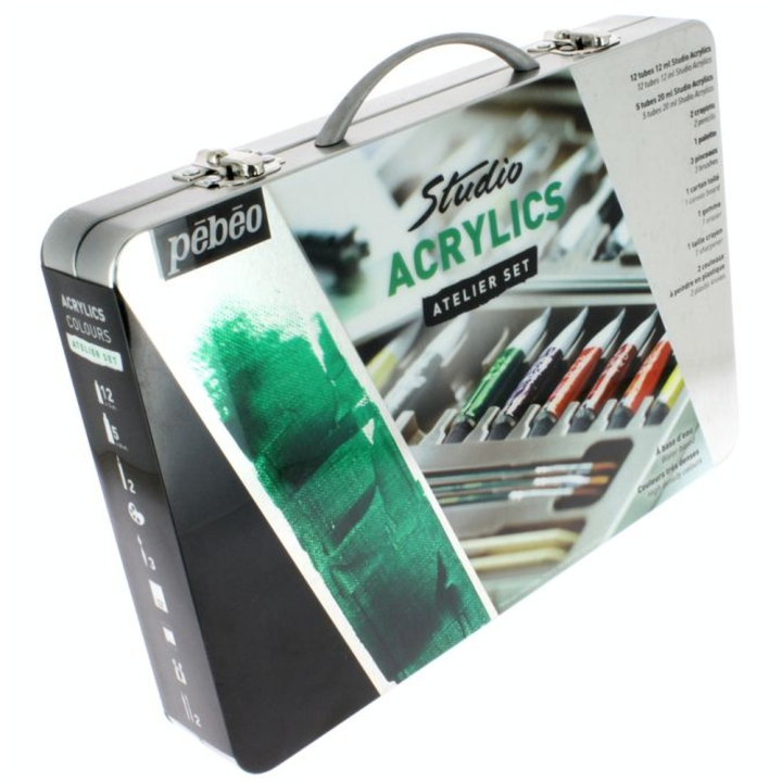 Coffret d'initiation à l'acrylique Studio - Pébéo - Rougier et Plé
