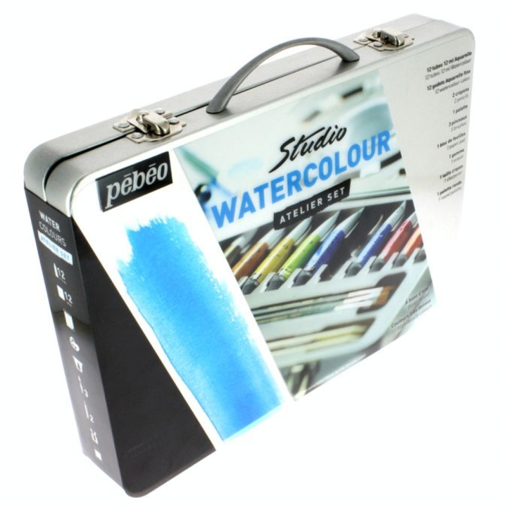 Coffret métal aquarelle fine - Pébéo - Rougier et Plé