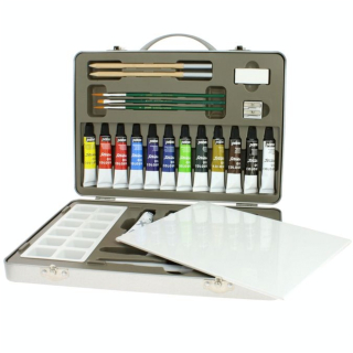 Coffret métal huile 12 tubes 12 ml - Pébéo - Rougier et Plé