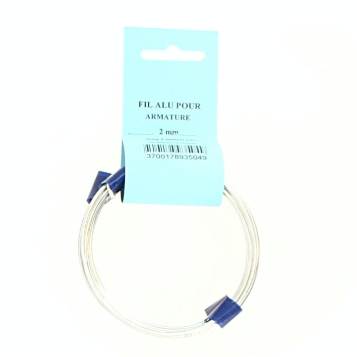 Fil d'aluminium recuit 2 mm x 5 m - Esprit Composite - Rougier et Plé