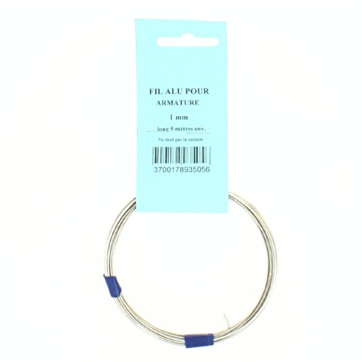Fil d'aluminium recuit 1 mm x 5 m - Esprit Composite - Rougier et Plé