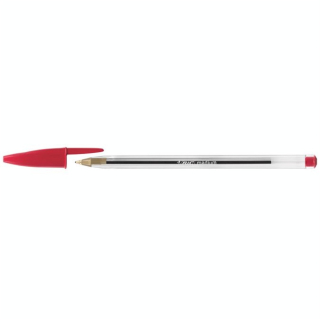 Stylo à bille cristal rouge medium - Bic - Rougier et Plé