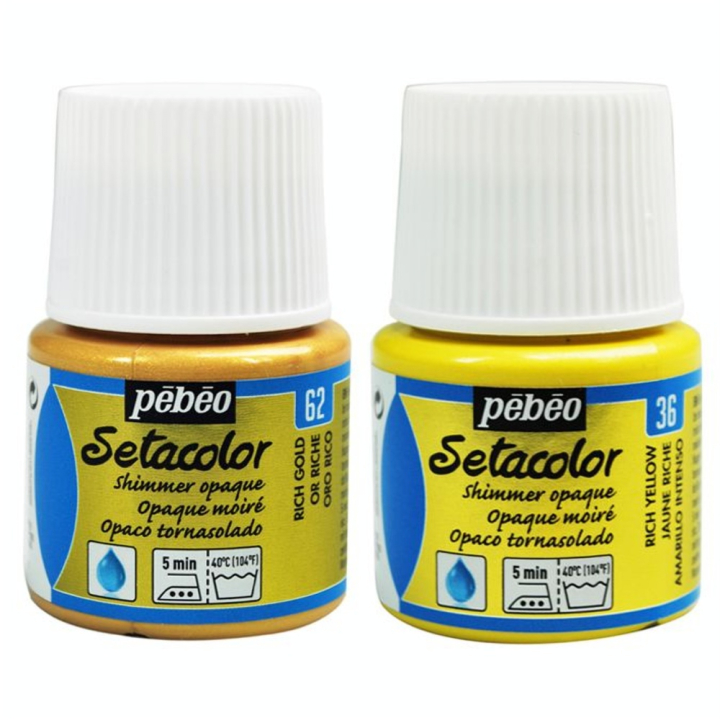 Peinture textile opaque Setacolor moiré  45ml - Pébéo - Rougier et Plé