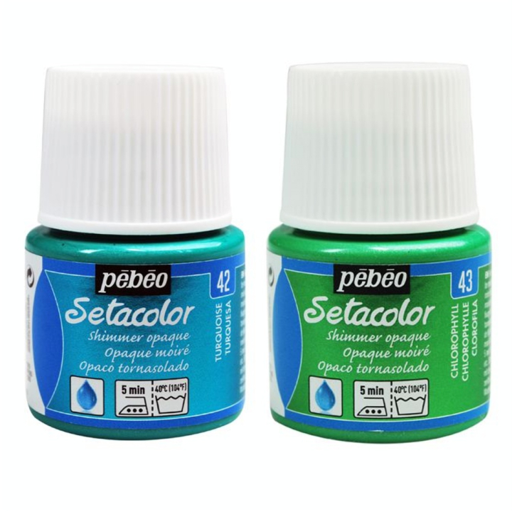 Peinture textile opaque Setacolor moiré  45ml - Pébéo - Rougier et Plé