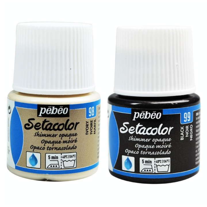 Peinture textile opaque Setacolor moiré  45ml - Pébéo - Rougier et Plé