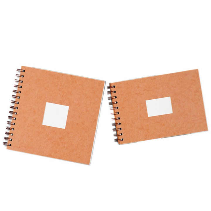 Carnet de voyage havane à spirale papier aquarelle 300 g/m² grain torchon - Clairefontaine - Rougier et Plé