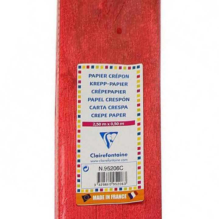 Rouleau de papier crépon métallisé 2,50 x 0,5 m - Clairefontaine - Rougier et Plé
