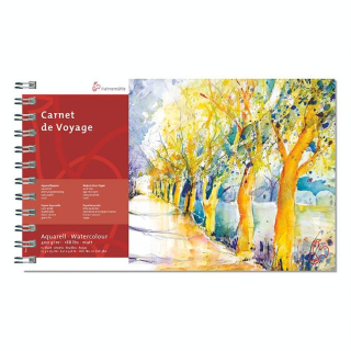 Carnet de voyage aquarelle 15,3 x 25 cm 400 g/m² - Hahnemühle - Rougier et Plé