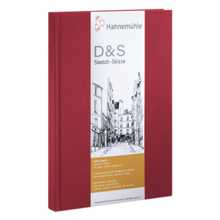 Livre à croquis format portrait couverture rouge 140g/m² - Hahnemühle - Rougier et Plé