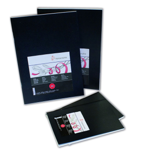 Carnet à dessin souple couverture noire 140 g/m² - Hahnemühle - Rougier et Plé
