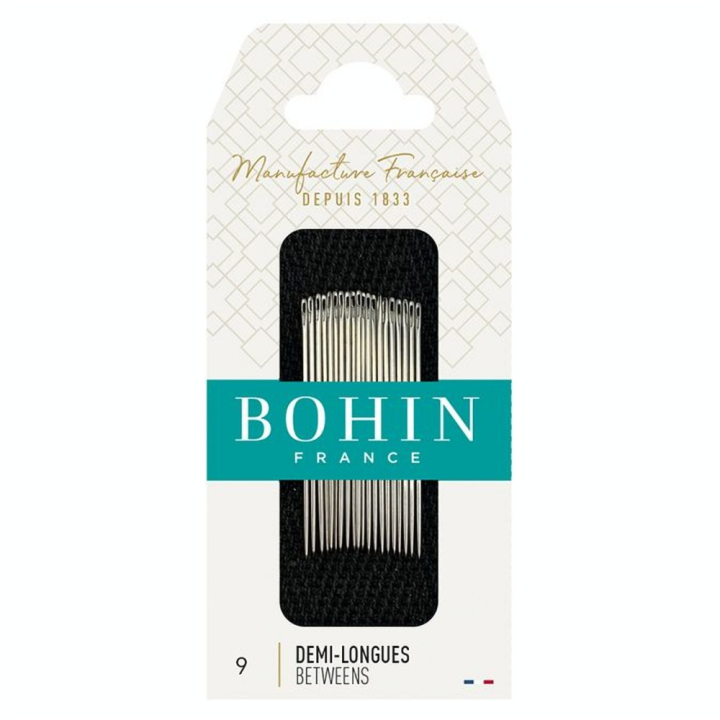Aiguille à coudre demi-longue n° 9 spéciale patchwork - Bohin - Rougier et Plé