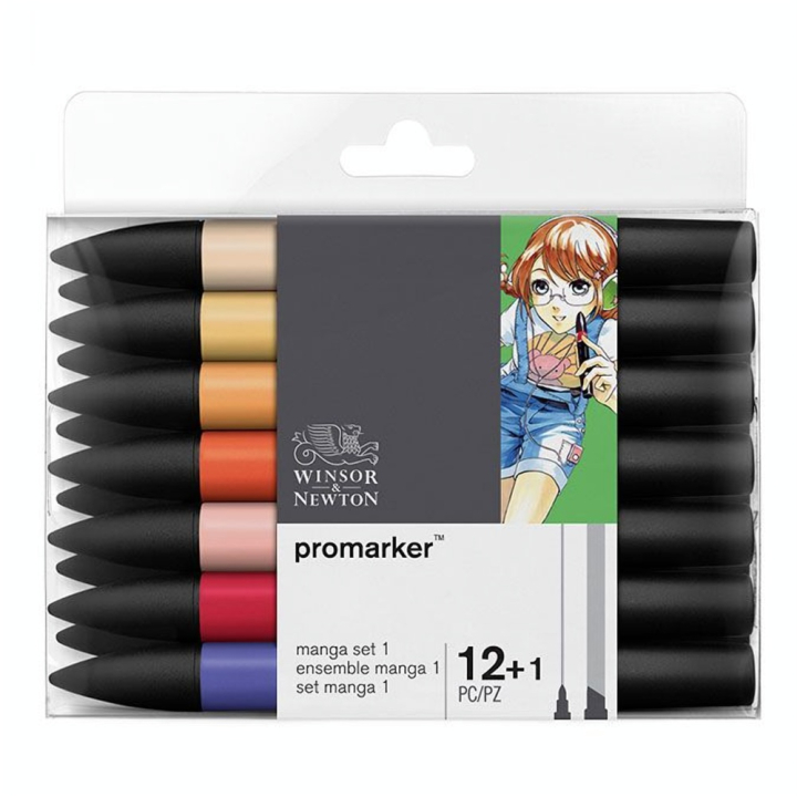 Marqueur Promarker Set Manga Expansion n°1 - Winsor & Newton - Rougier et Plé