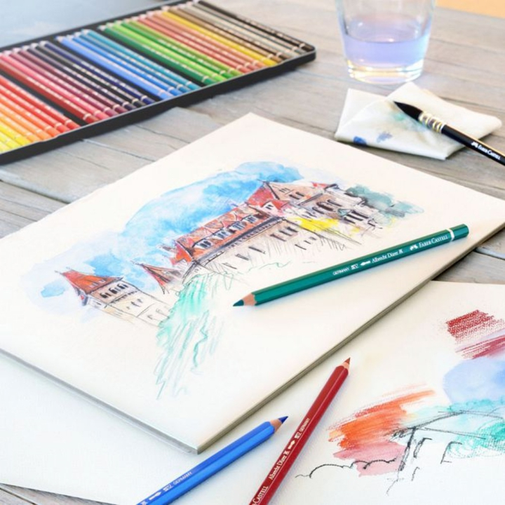 Crayon aquarellable Albrecht Dürer - Boite en métal 60 couleurs - Faber-Castell - Rougier et Plé