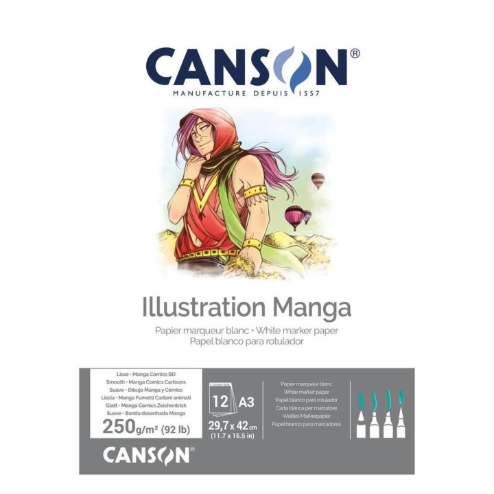 Bloc de papier Illustration BD 250 g/m² - Canson - Rougier et Plé