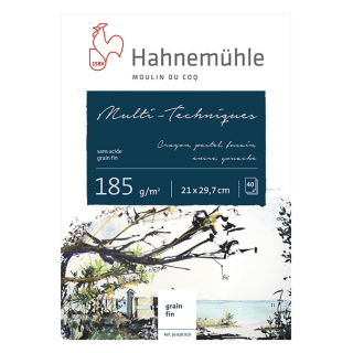 Bloc de papier Multi-Techniques 40 feuilles 185 g/m² - Hahnemühle - Rougier et Plé
