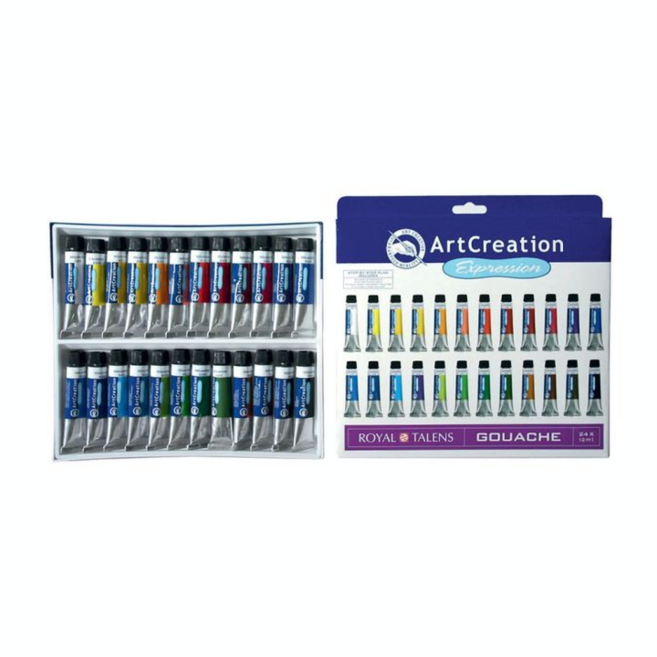 Gouache Art Création 24 x 12 ml - Talens Art Creation - Rougier et Plé