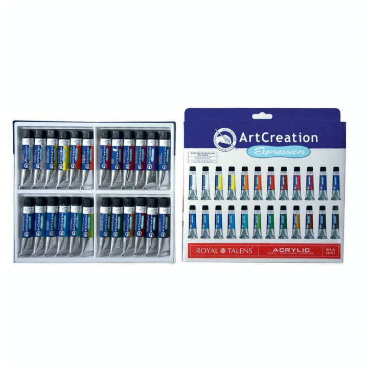 Peinture acrylique Art Création 24 x 12 ml - Talens Art Creation - Rougier et Plé