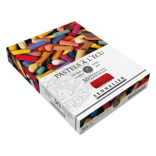 Boîte de 30 demi-pastels à l'écu Assortis - Sennelier - Rougier et Plé