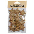 Etoiles à suspendre en papier mâché 4 cm - 15 pièces - Décopatch - Rougier et Plé