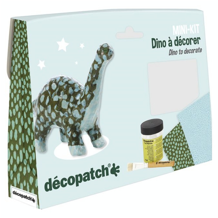Dinosaure en papier mâché - Mini kit - Décopatch - Rougier et Plé