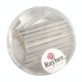 Perles de rocaille Tube intérieur Argenté 30 mm Couleur argent - Rayher - Rougier et Plé
