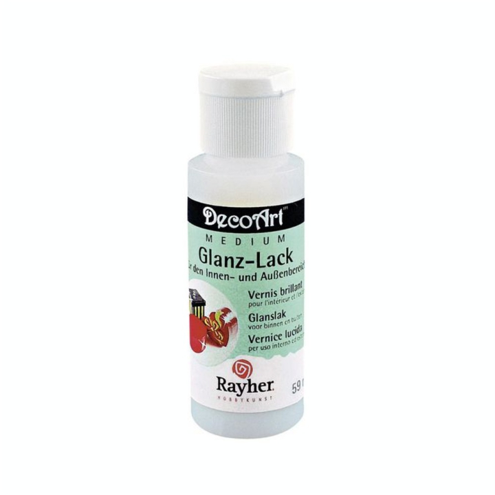 Vernis brillant polyuréthane intérieur / extérieur - 59 ml - Rayher - Rougier et Plé