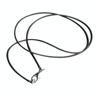 Collier en caoutchouc noir 42 cm Ø 1,25 mm - Rayher - Rougier et Plé