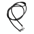Collier en caoutchouc noir 42 cm Ø 2 mm - Rayher - Rougier et Plé
