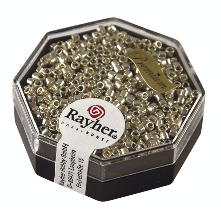 Perles de rocaille Miyuki Delica éclat de perle 2,2 mm - Rayher - Rougier et Plé