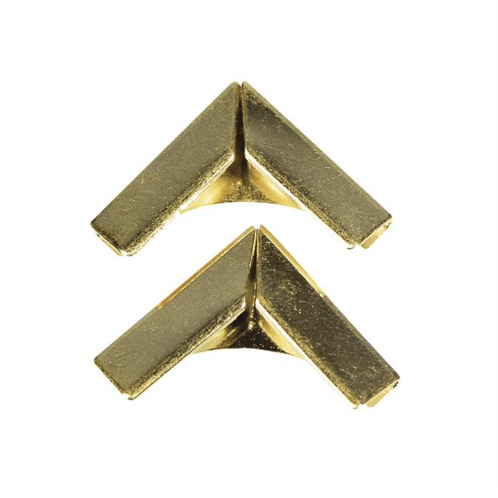 Coins en métal or 14 x 14 mm - Rayher - Rougier et Plé