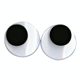 Yeux ronds avec pupilles mobiles 20 mm - Rayher - Rougier et Plé