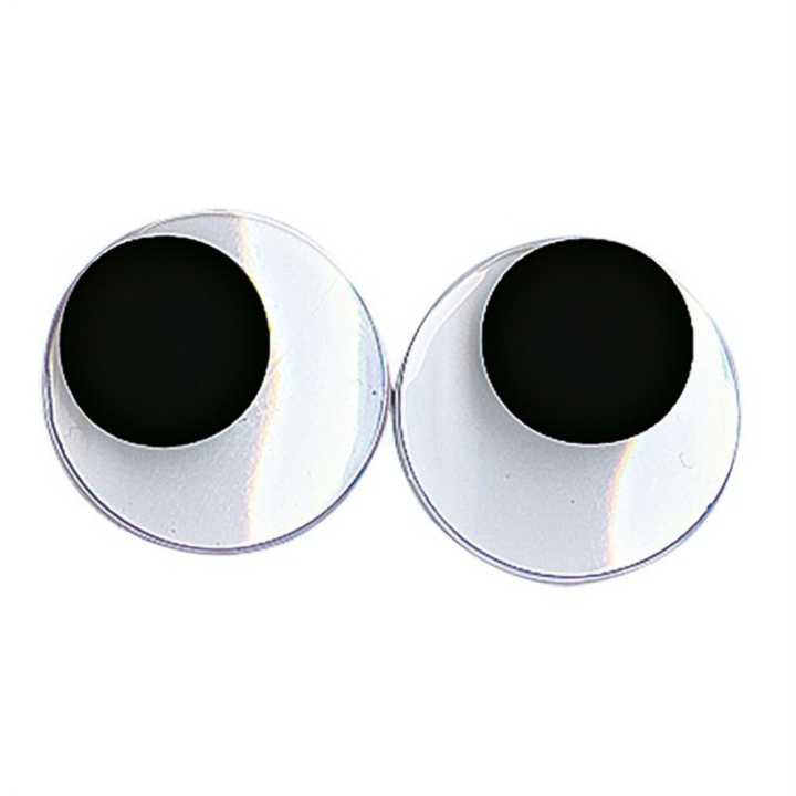 Yeux ronds avec pupilles mobiles 20 mm - Rayher - Rougier et Plé