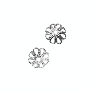 Coupelle argenté vieilli Ø 7 mm x 25 pces - Rayher - Rougier et Plé