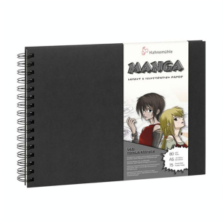 Carnet Layout couverture rigide - 80 g/m² - 75 feuilles - Hahnemühle - Rougier et Plé
