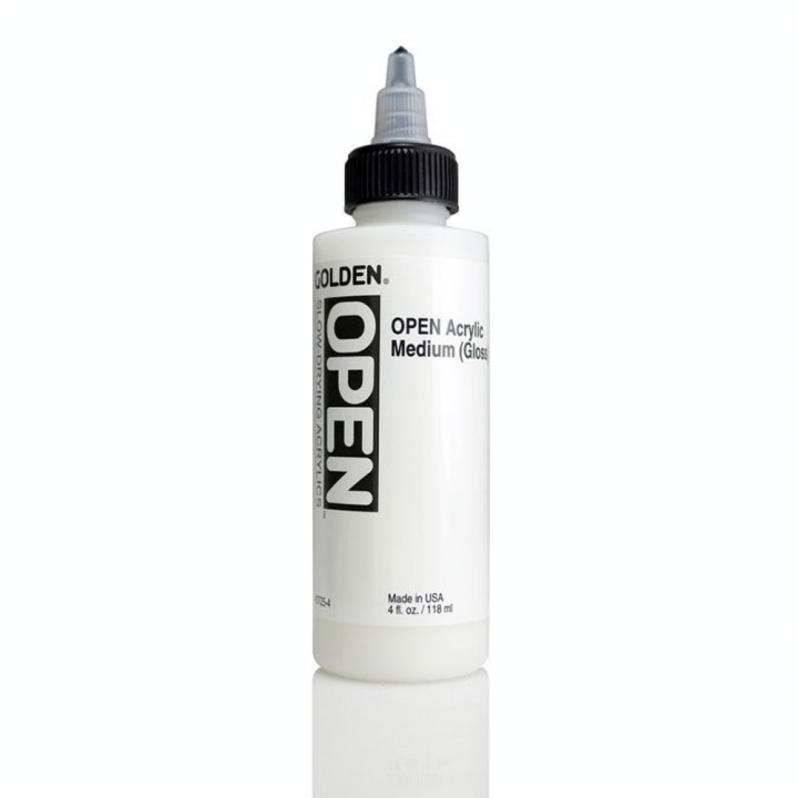 Médium acrylique brillant Open 118 ml - Golden - Rougier et Plé