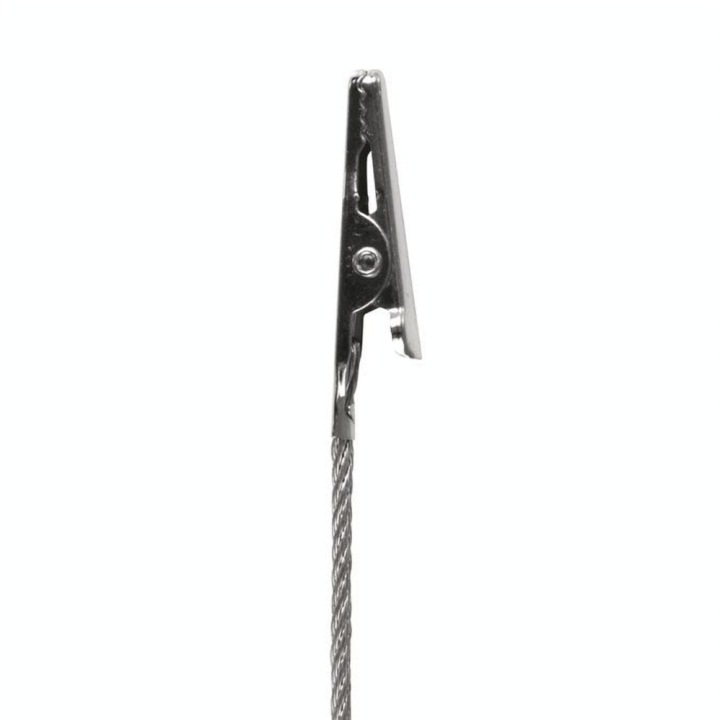 Pince crocodile sur câble semi-rigide 10 cm - 4 pcs - Rayher - Rougier et Plé